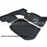 Текстильные 3D коврики Euromat3D Lux в салон для Opel Meriva (2011-) № EM3D-003809