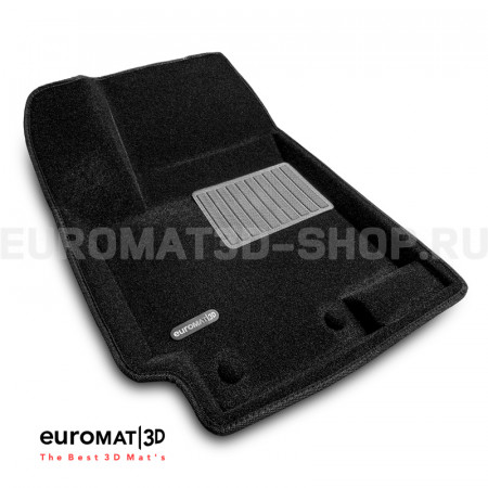 Текстильные 3D коврики Euromat3D Business в салон для Hyundai Solaris (2010-2016) № EMC3D-002922