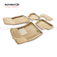 Текстильные 3D коврики Euromat3D Lux в салон для Mercedes A-Class (W176) (2013-2018) № EM3D-003516T Бежевые Текстильные 3D коврики Euromat3D Lux в салон для Mercedes A-Class (W176) (2013-2018) № EM3D-003516T Бежевые