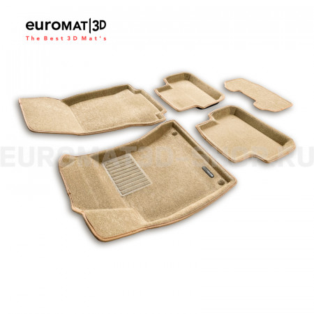 Текстильные 3D коврики Euromat3D Business в салон для Mercedes A-Class (W176) (2013-2018) № EMC3D-003516T Бежевые Текстильные 3D коврики Euromat3D Business в салон для Mercedes A-Class (W176) (2013-2018) № EMC3D-003516T Бежевые