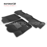 Текстильные 3D коврики Euromat3D Business в салон для Nissan Patrol (2010-) № EMC3D-002813