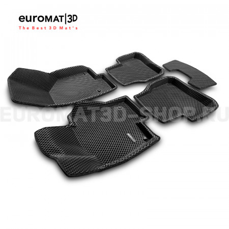 3D коврики Euromat3D EVA в салон для Volkswagen Passat B7 (2011-2015) № EM3DEVA-005412