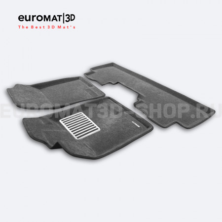 Текстильные 3D коврики Euromat3D Lux в салон для Haval Jolion (2021-) № EM3D-001410G Серые Текстильные 3D коврики Euromat3D Lux в салон для Haval Jolion (2021-) № EM3D-001410G Серые